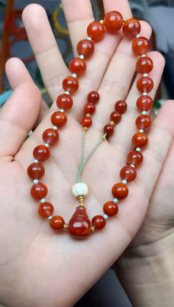 未镶嵌手串南红玛瑙手持06