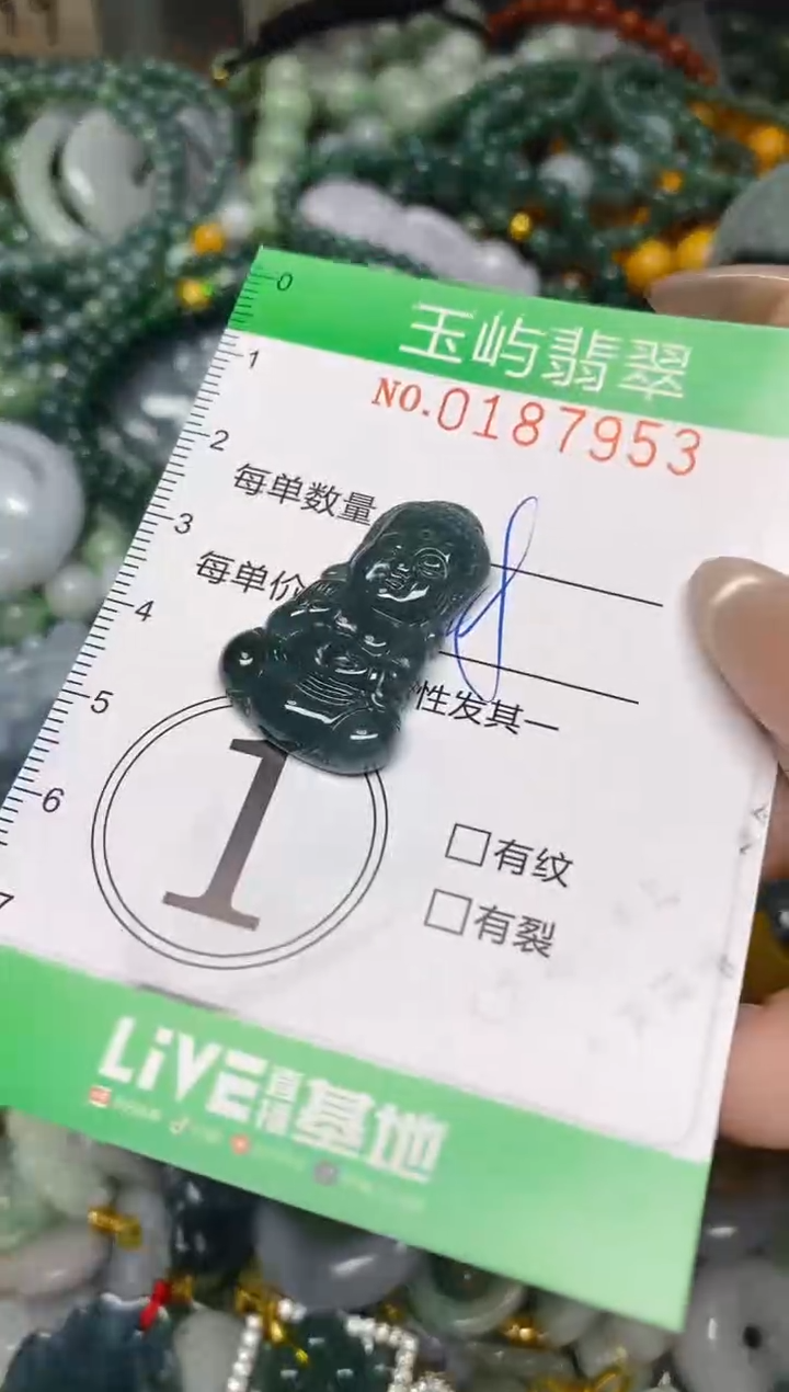 翡翠未镶嵌颈饰闪购0187953