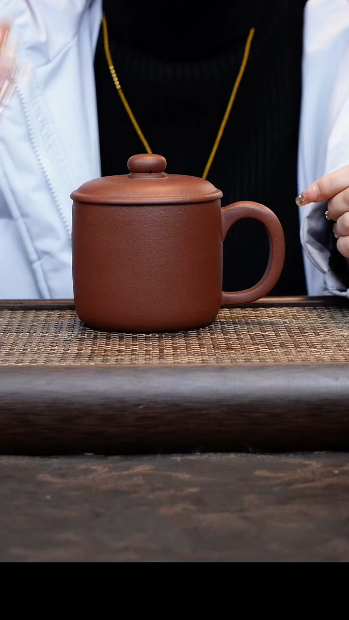 【闪购商品】紫砂茶杯底槽清老板杯