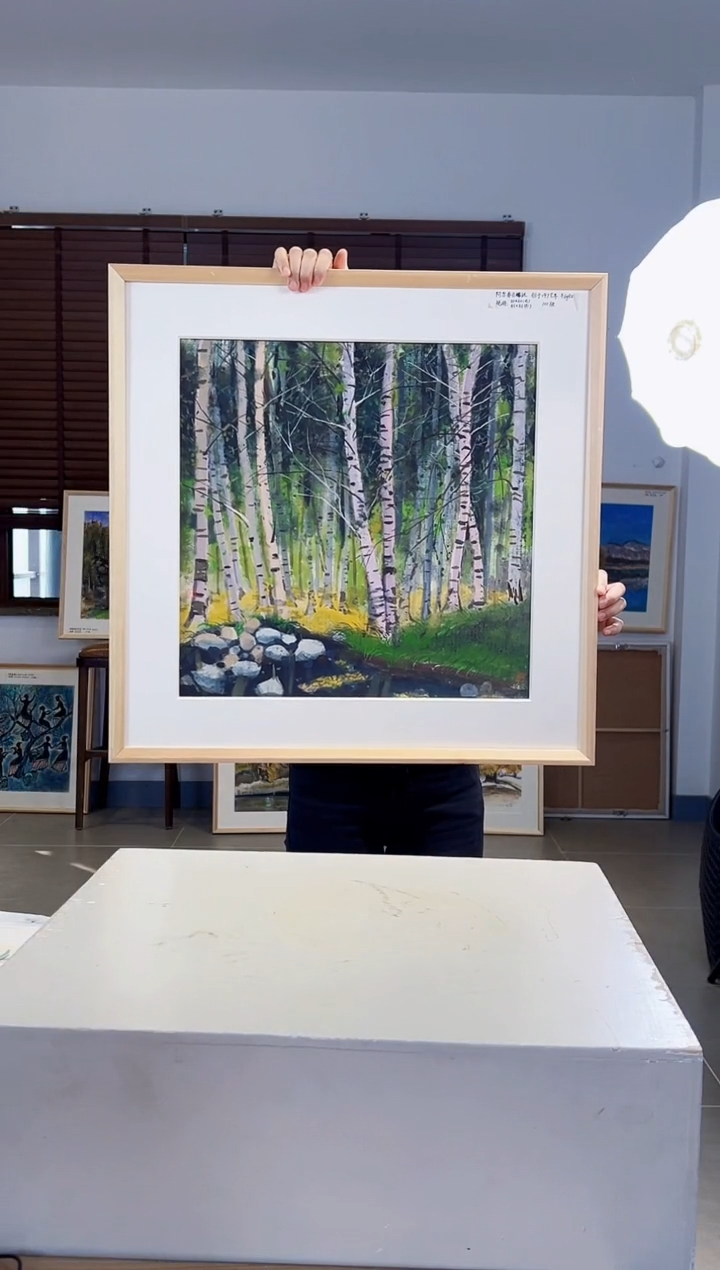 【闪购商品】版画耿玉琨限量作品亲签盖章版画S