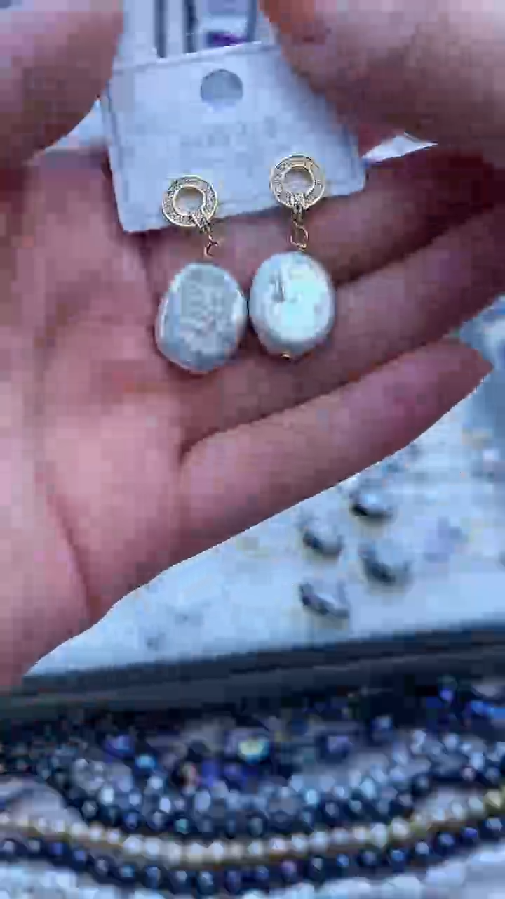 【闪购商品】淡水珍珠耳饰未镶嵌499