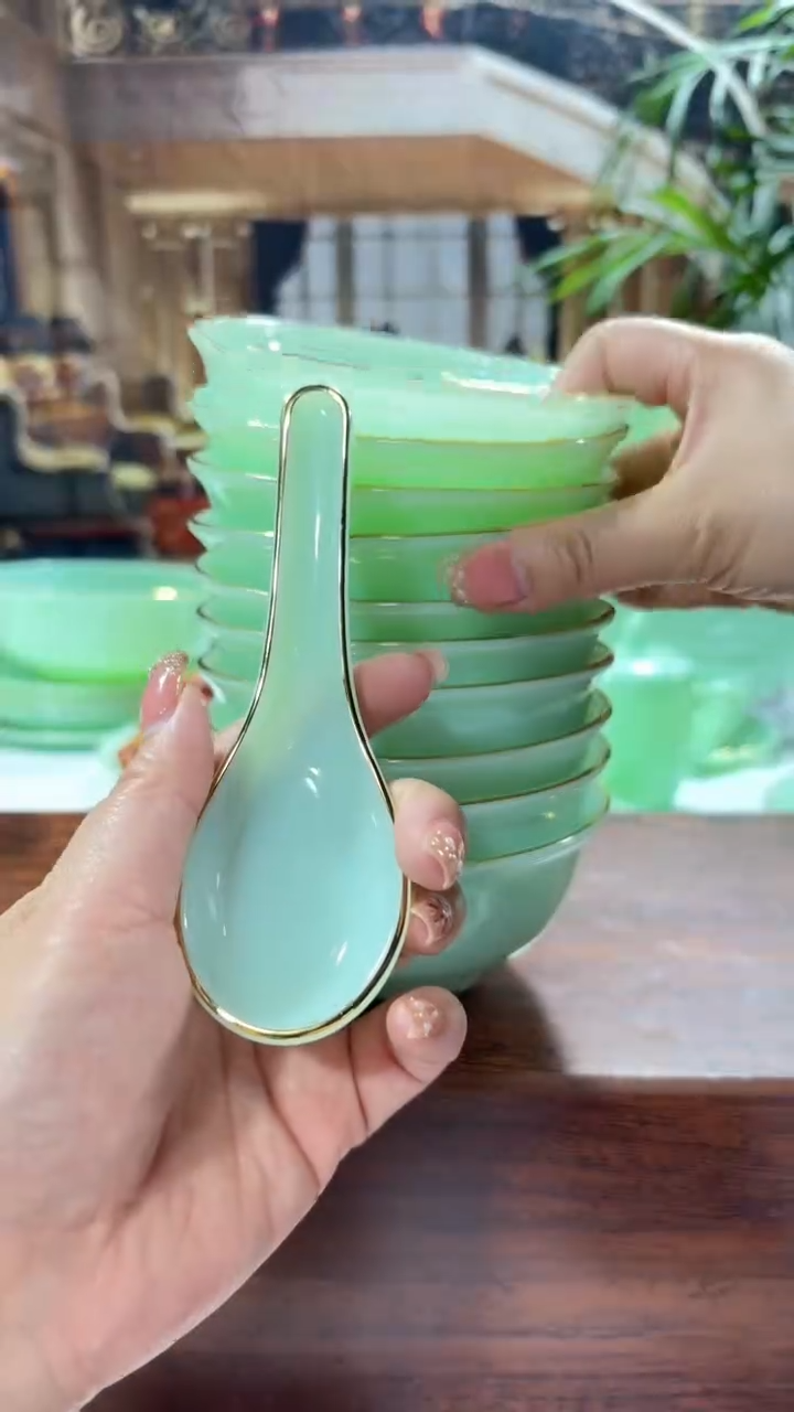 【闪购商品】... 小汤勺玉瓷10个 【贝美】