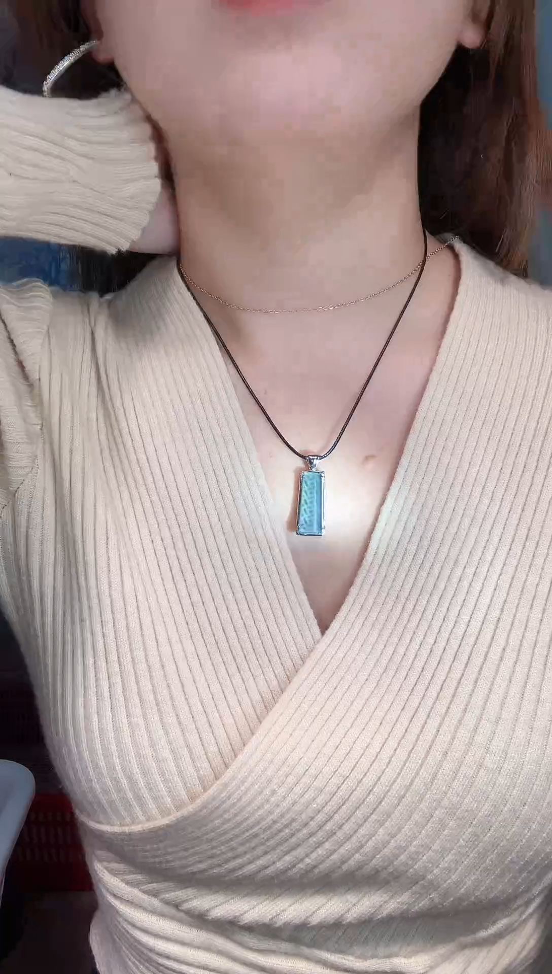 颈饰未镶嵌翡翠0芹0翡翠珠宝762