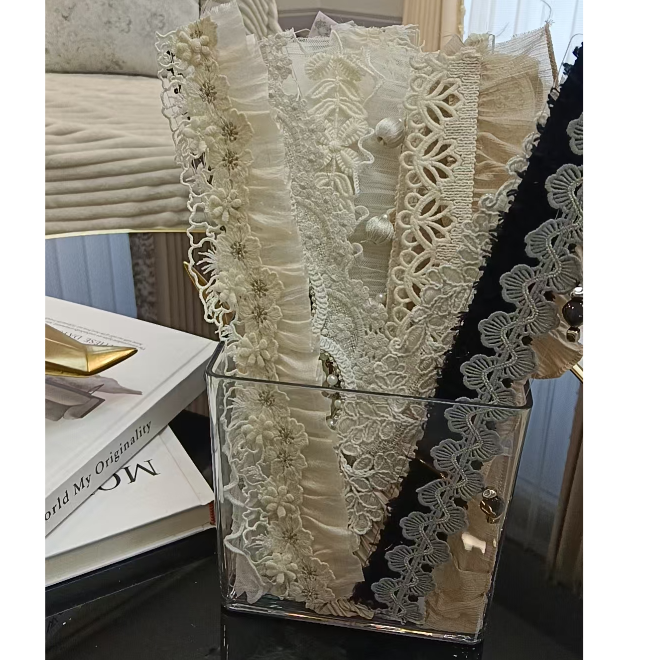 淑敏·尚利窗纱手工花边上样政策