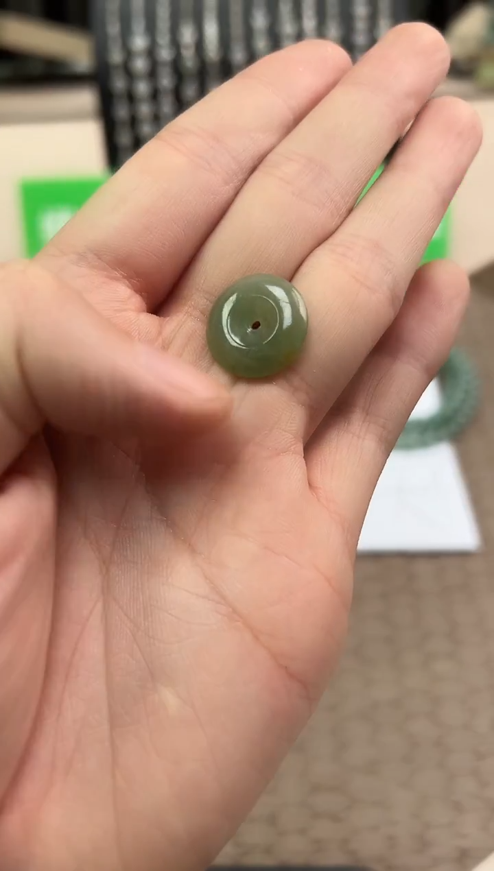 颈饰未镶嵌翡翠挂件H0001（多件发其一）