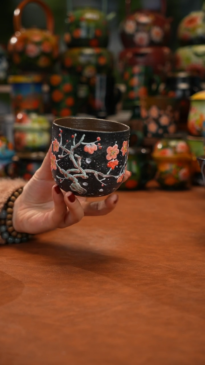 陶瓷油画手绘釉下彩