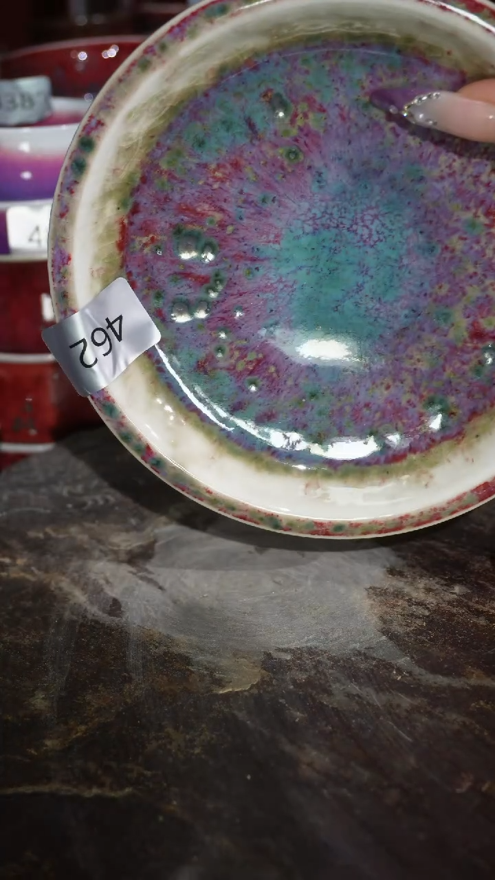 摆件陶精品窑变钧瓷茶器