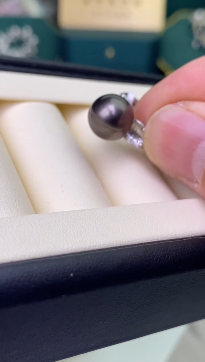 【闪购商品】海水珍珠戒指银S925镶嵌1