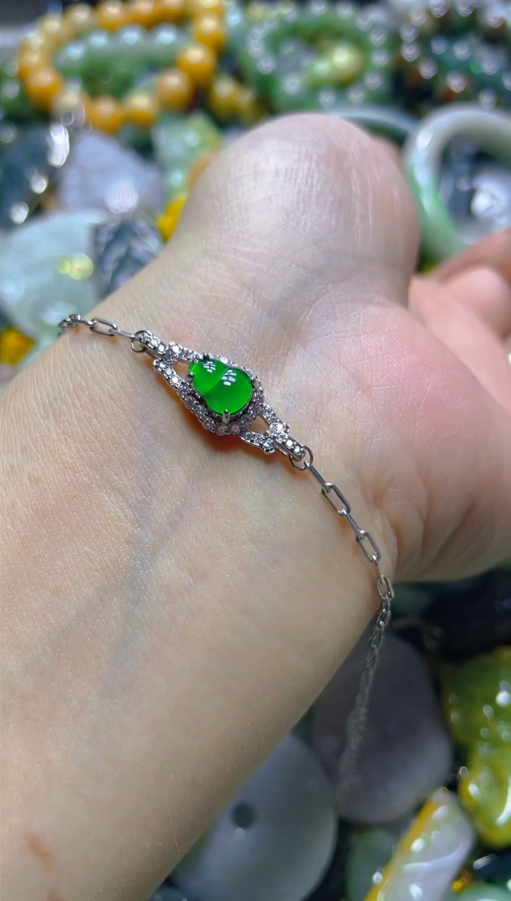 颈饰未镶嵌翡翠/P/翡翠A货，一件也是批发价