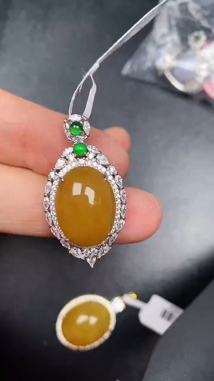 银S925镶嵌戒指翡翠1620