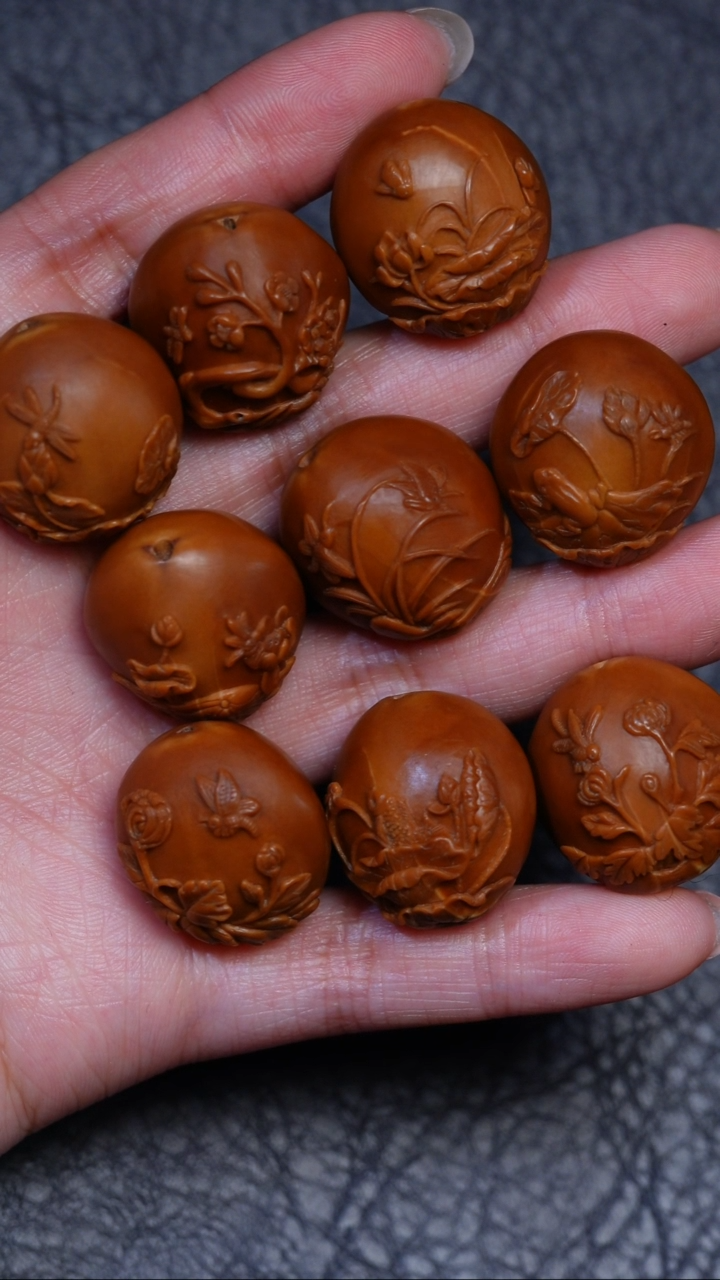 【闪购商品】橄榄核手串/手链宋水官2.1铁核春回大地