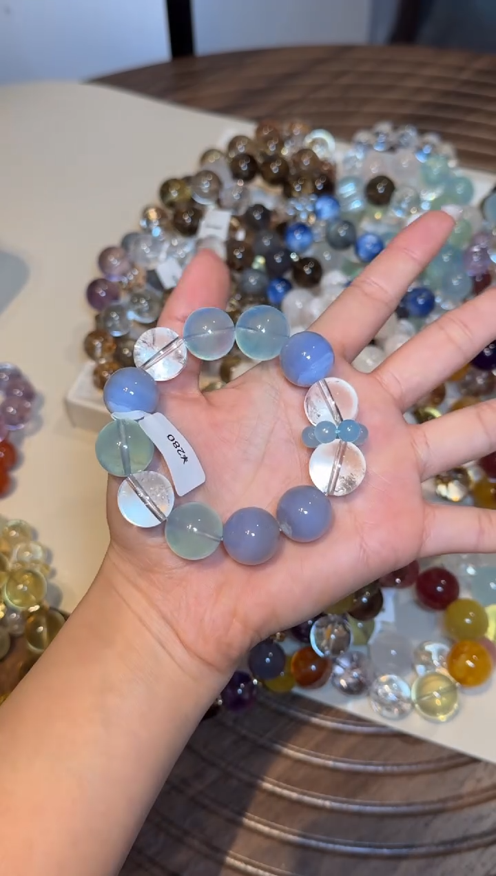 未镶嵌手串水晶）拍4单发一串 拍1单发单珠 默认微瑕 多样性发货