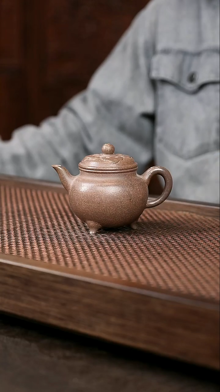 茶壶紫砂C***n岩中泥大彬如意6