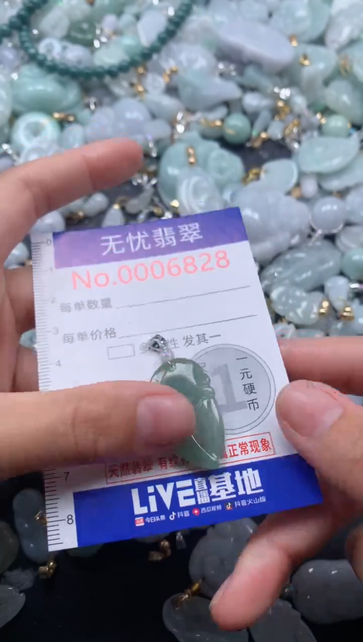 颈饰未镶嵌翡翠6828