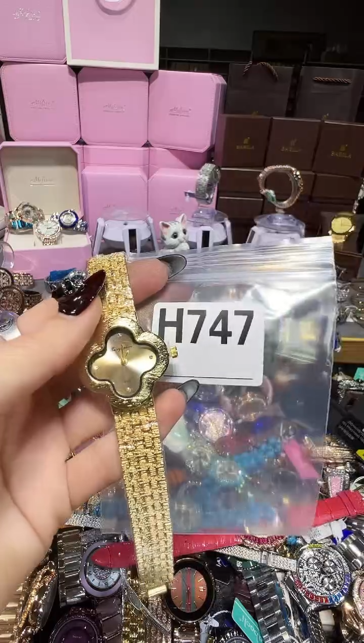 石英机芯不锈钢不锈钢直播定闪专用