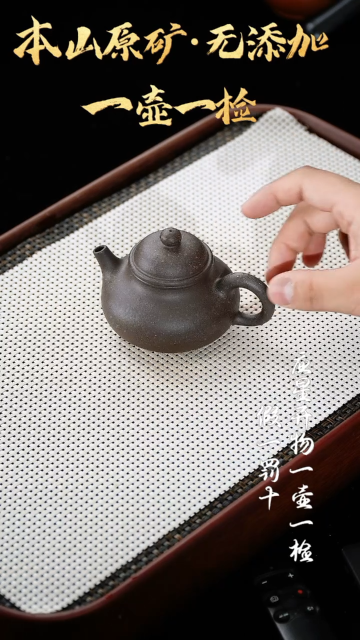 【闪购商品】紫砂茶壶大水潭天青泥 容天 170cc