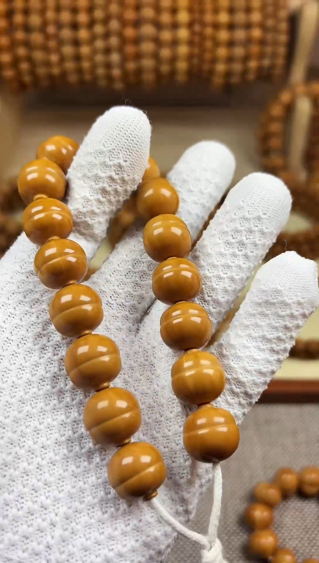 手串猴头核桃14+超大葫芦