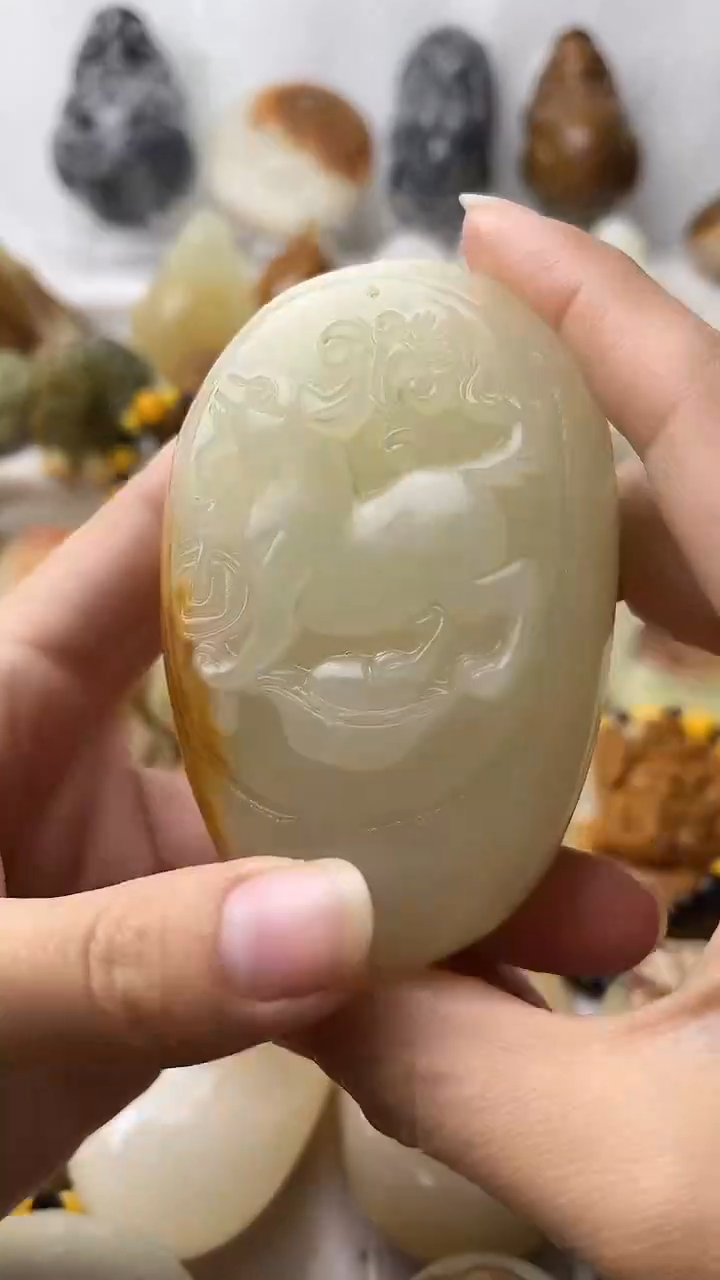 石材古青石棉纹正常不退换狗