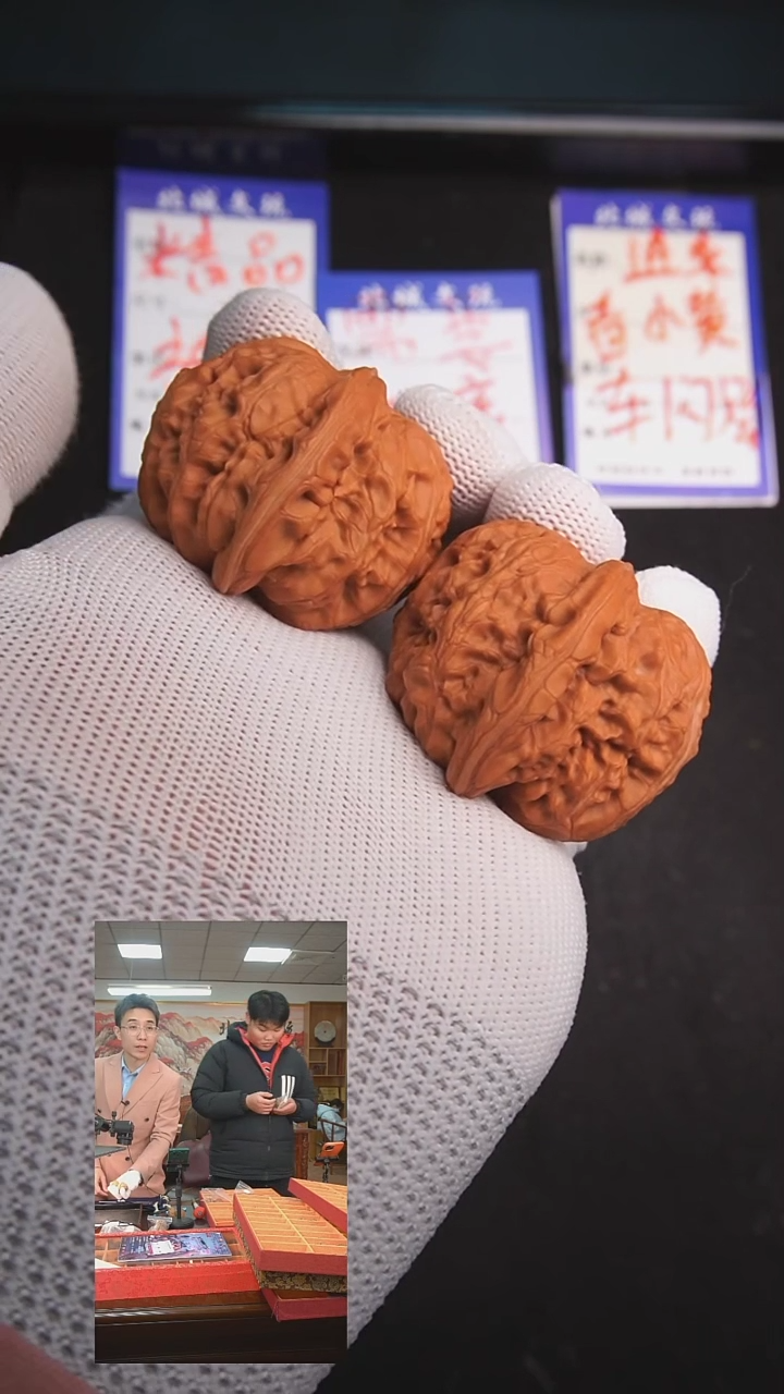 【闪购商品】文玩核桃把件47号42元宝  全品已打底