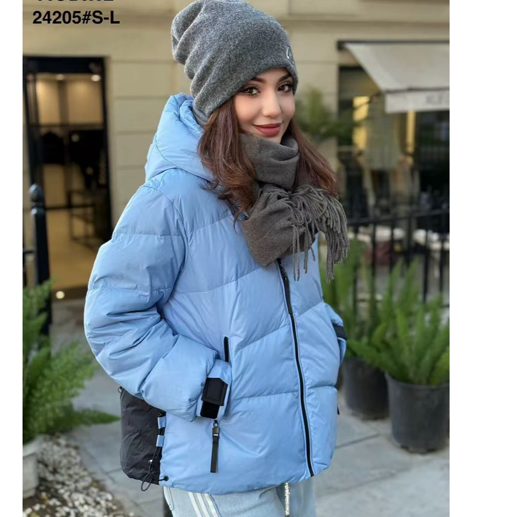 968时尚冬季韩版加厚宽松女短款羽绒服