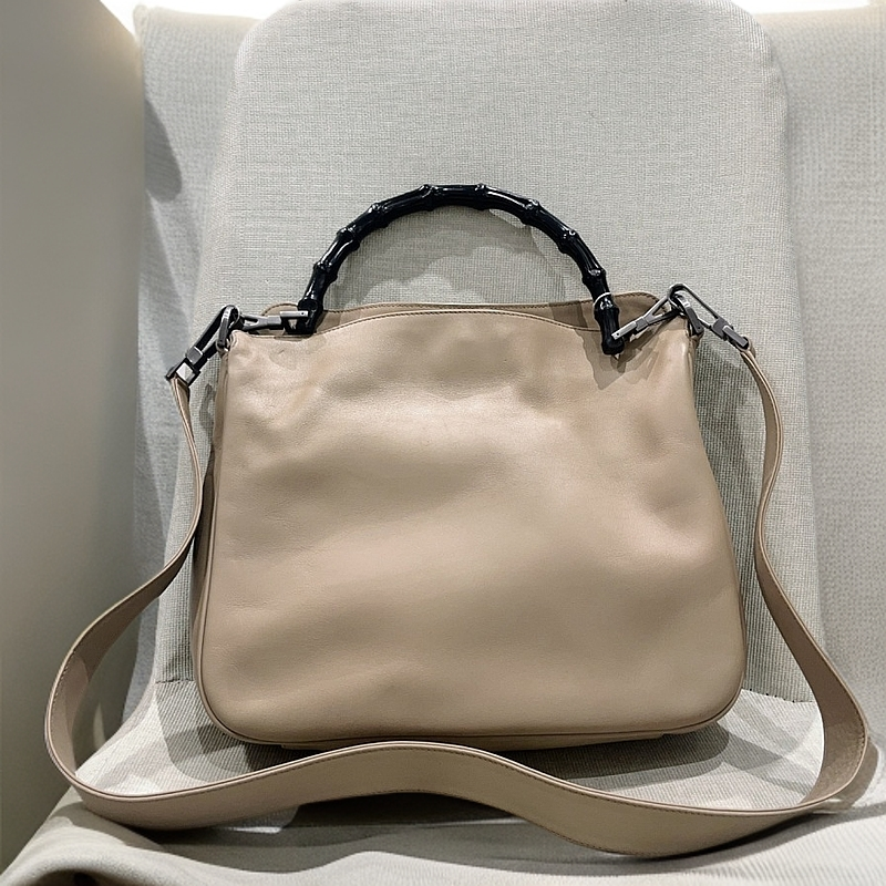 95新 GUCCI/古驰 竹节款腋下包  1189 1107