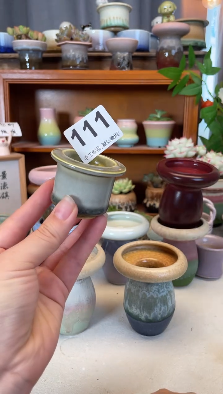 瓷片111知木小芳花盆