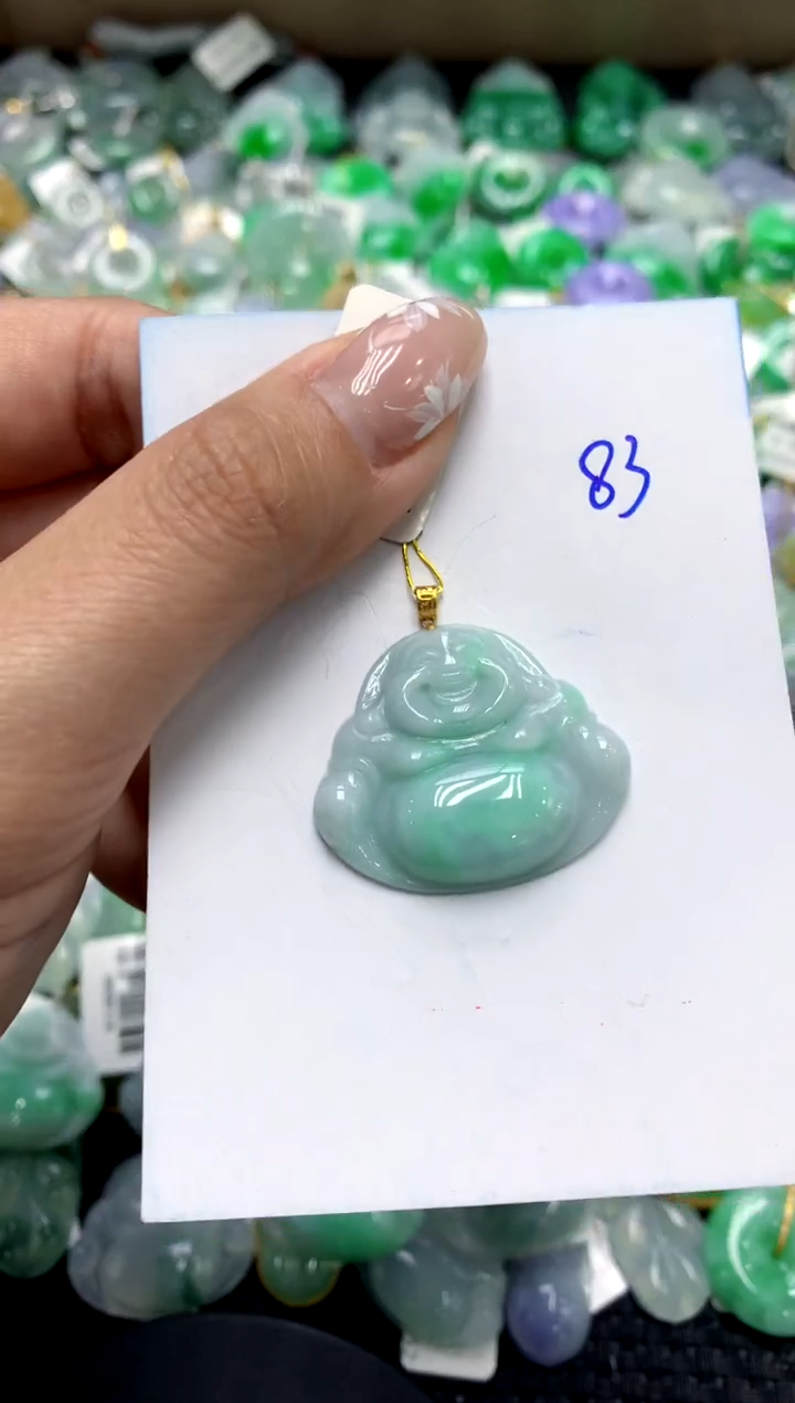 【闪购商品】翡翠颈饰18K金镶嵌1111111111111111