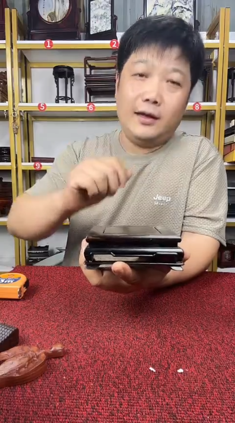 紫檀木类书架非洲黑檀底座11CM