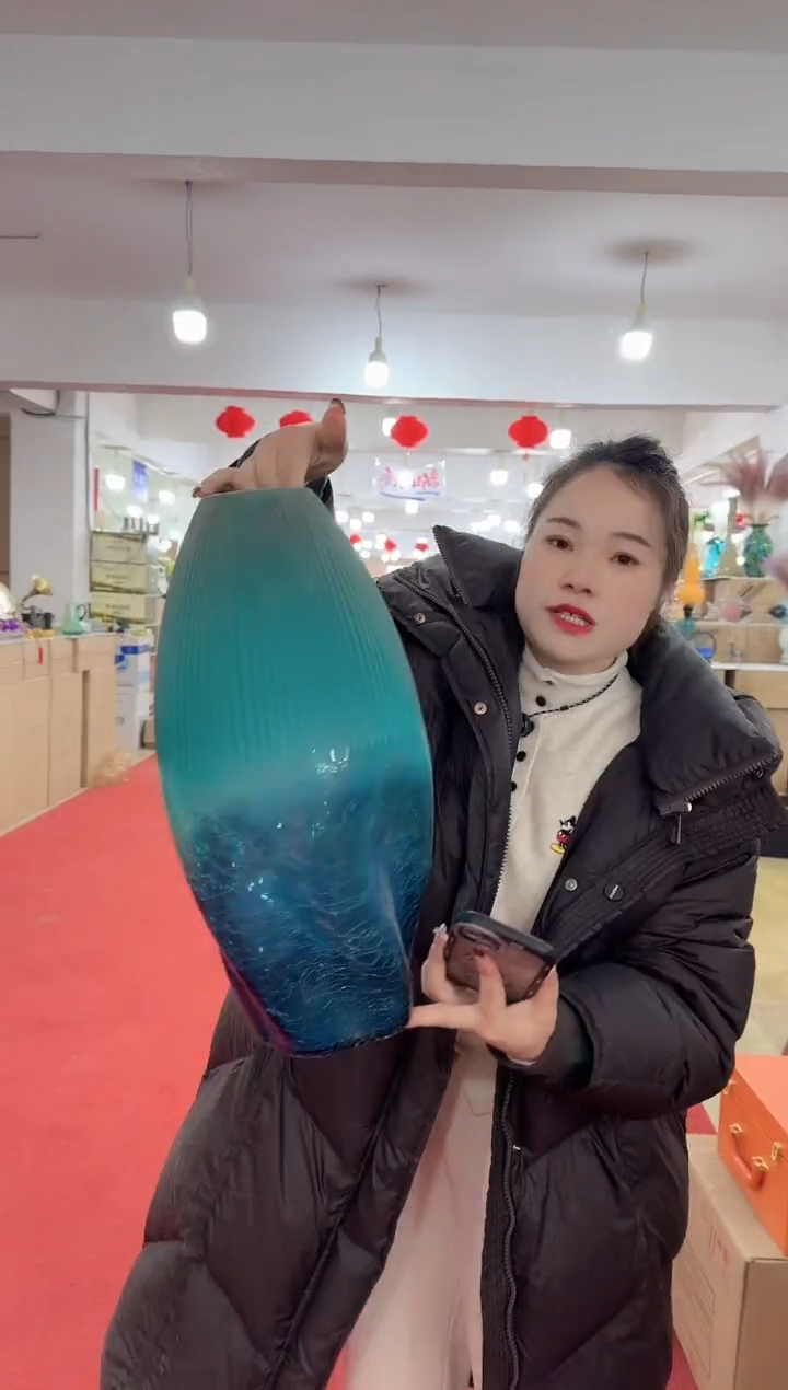 【闪购商品】琉璃迪喜花器-f-早3