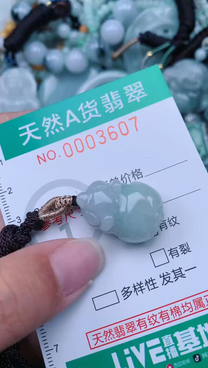 翡翠未镶嵌颈饰.0003606