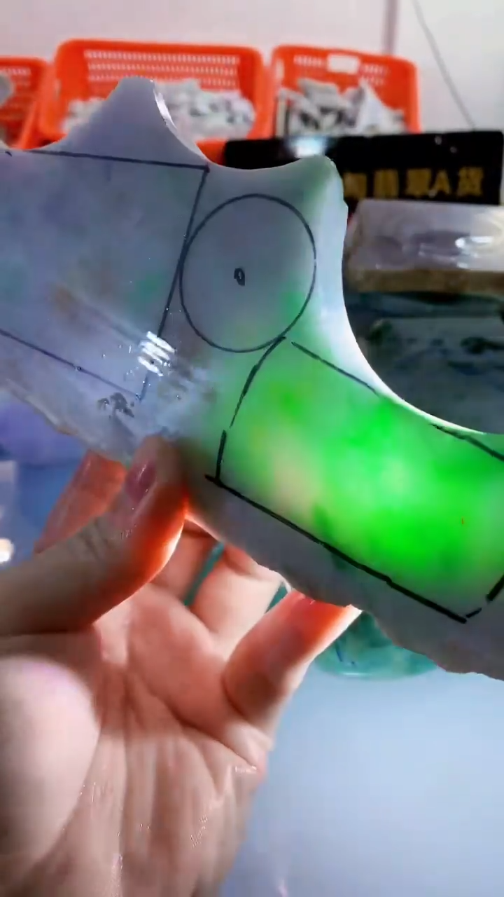 颈饰未镶嵌翡翠缅甸A货翡翠172