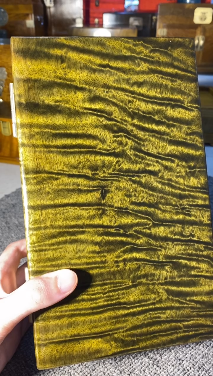 【闪购商品】金丝楠木艺阴沉首饰盒F23