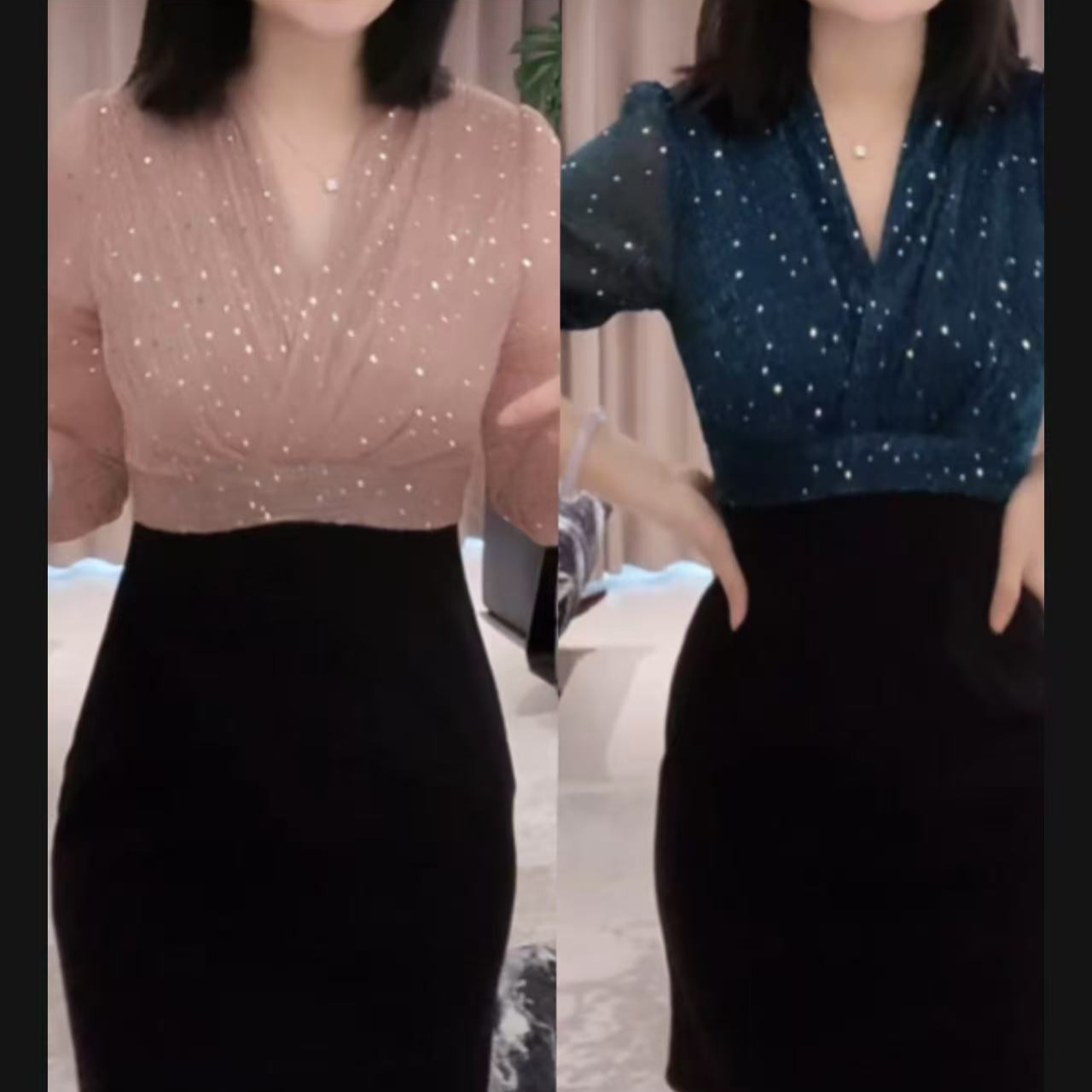 轻奢高级感气质显瘦女人味高级感连衣裙YF2531