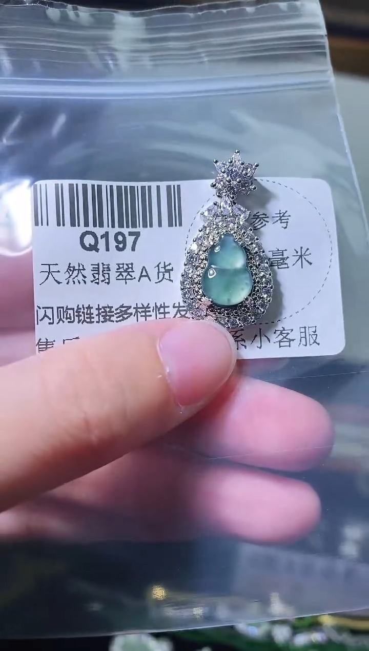 翡翠未镶嵌颈饰精美翡翠-多样性只发一件Q197