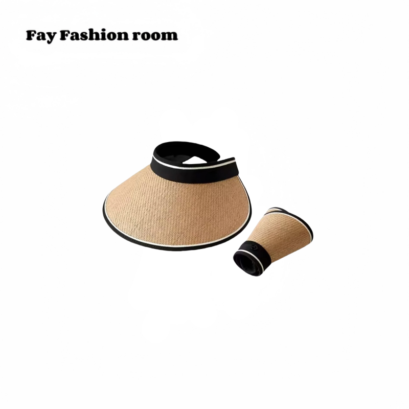 FAY fashion room | 日系简约空顶帽百搭发箍帽出游度假遮阳