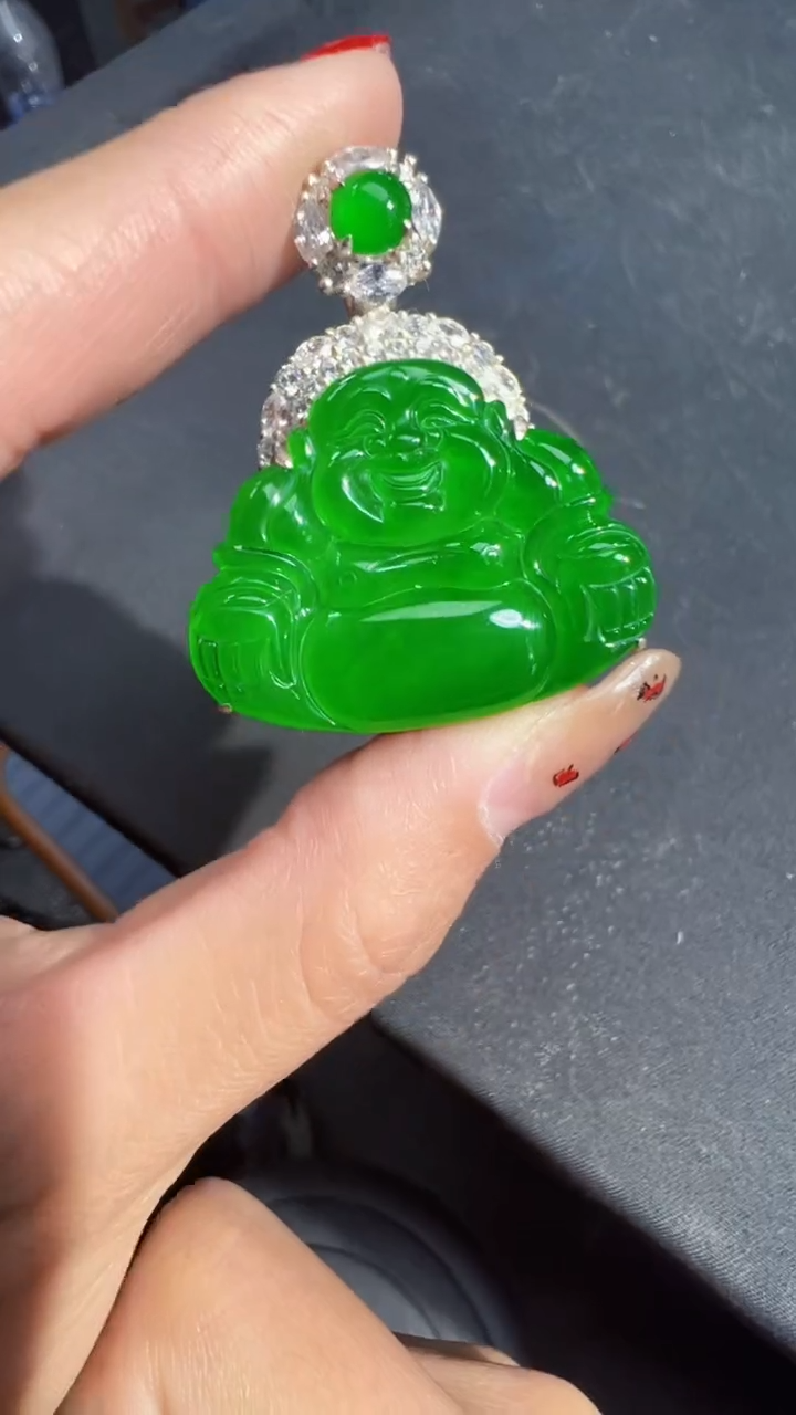 【闪购商品】定制翡翠未镶嵌佛公1