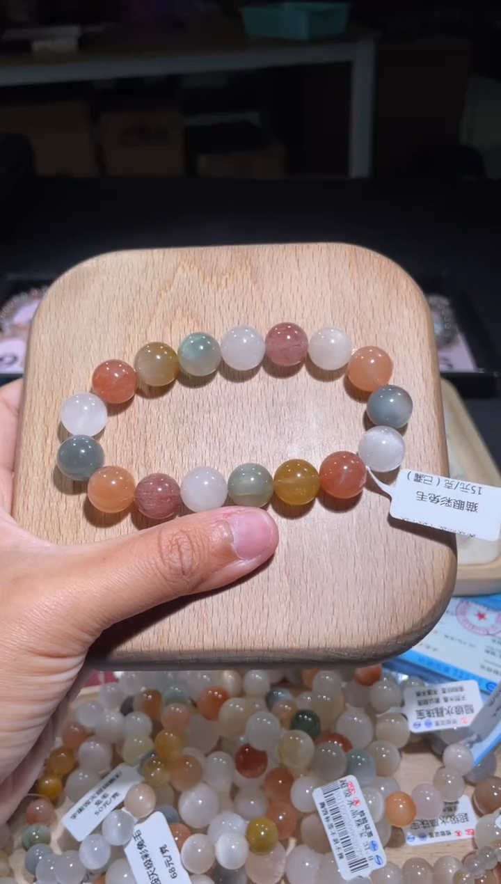 【闪购商品】水晶手链未镶嵌95号多样性发货一A 12+