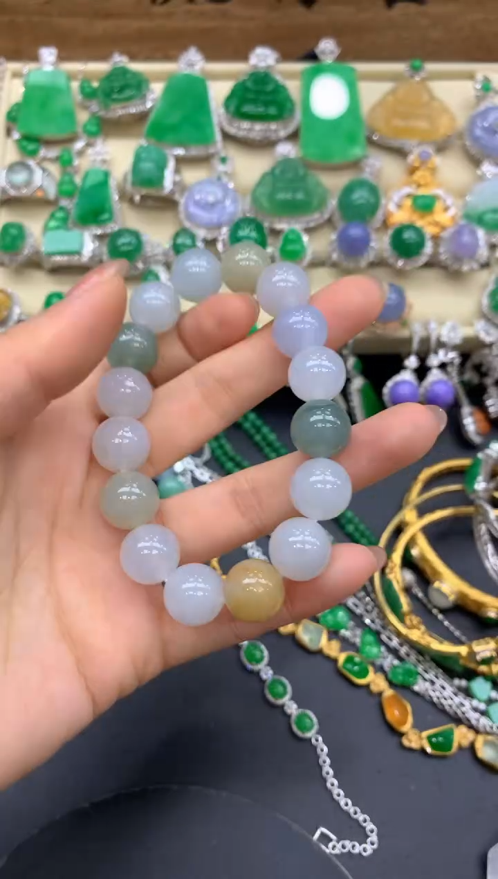 【闪购商品】翡翠手串未镶嵌349-中国好珍宝