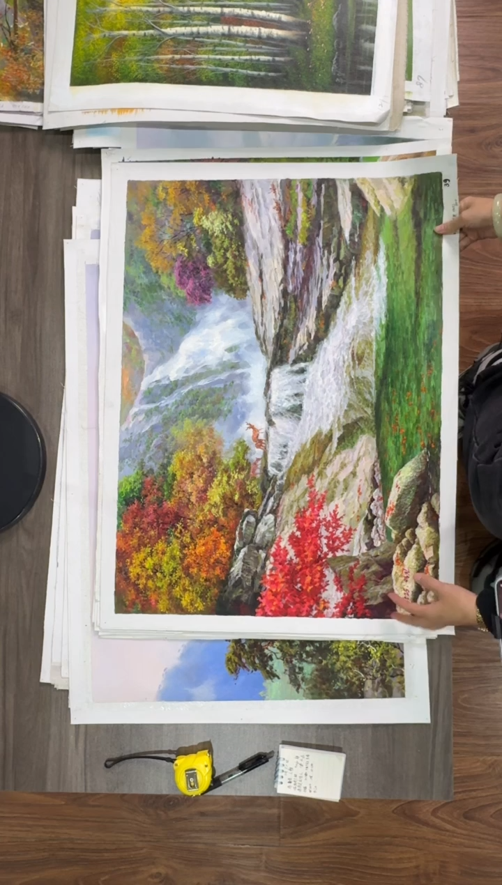 油画【131号】约50*70cm丨朝鲜原创纯手绘孤品油画丨顺丰包邮