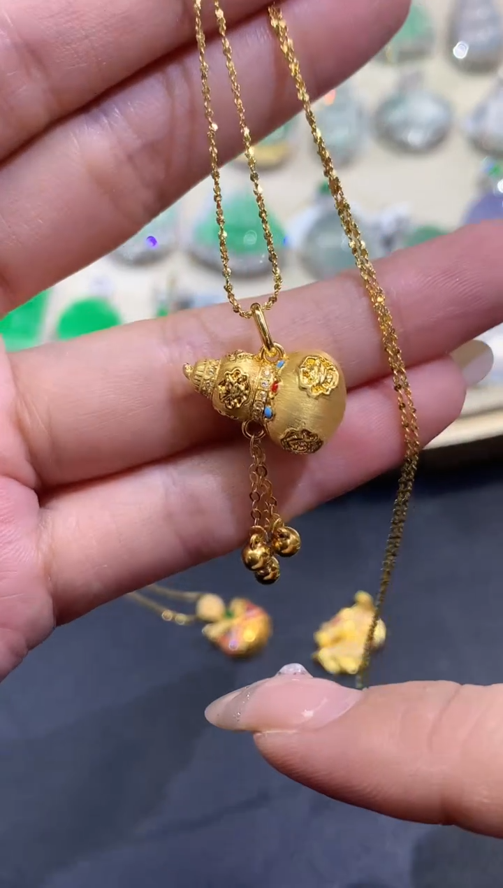 吊坠(不含链)18K金A297|多样性发货一件|980|BKJ5