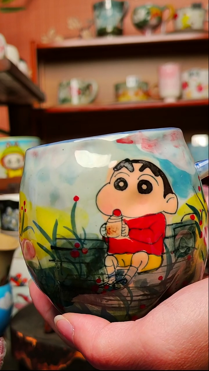 摆件陶景德镇手绘创意陶瓷有瑕