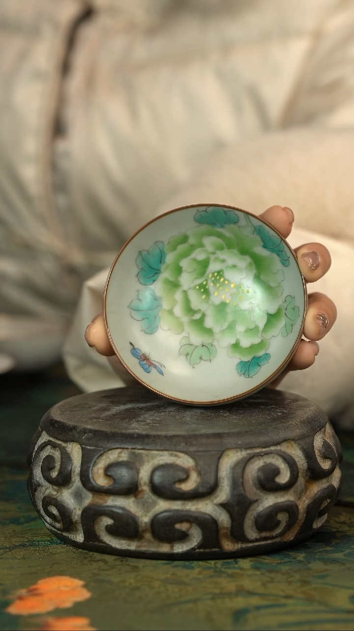 【闪购商品】初六好物分享@@绿牡丹普洱杯