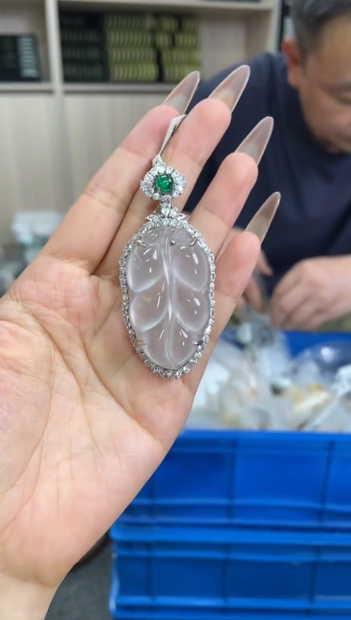 石英质玉·银S925镶嵌多样性发一件