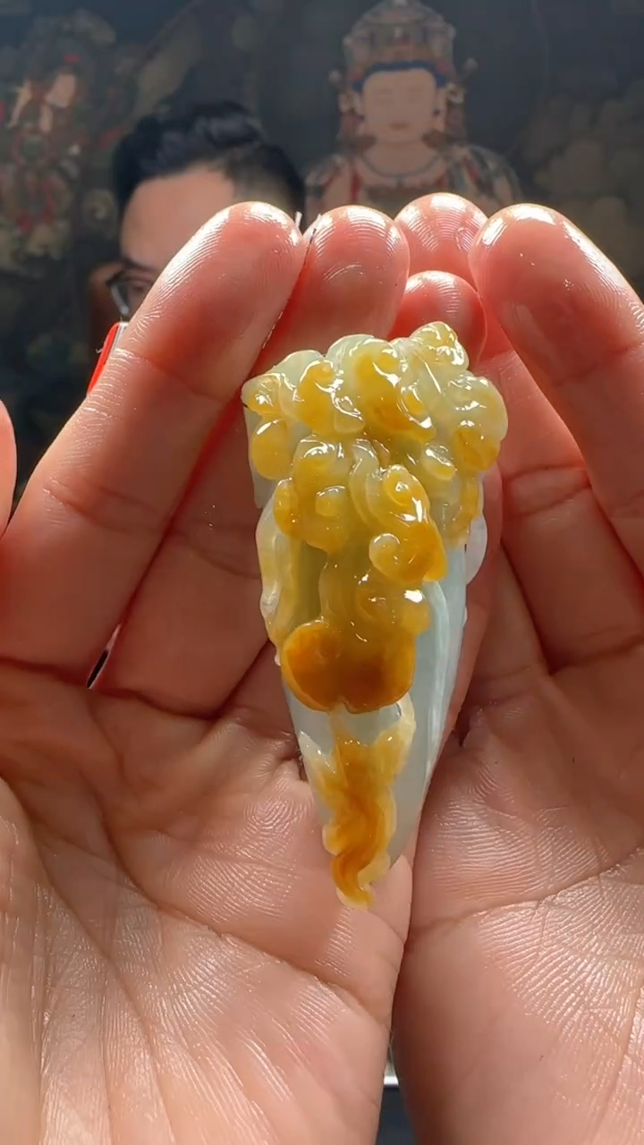 【闪购商品】定制翡翠未镶嵌L-@@QJXC113146