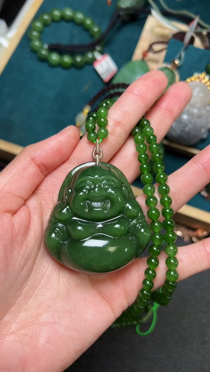 【闪购商品】和田玉（碧玉）颈饰未镶嵌碧玉