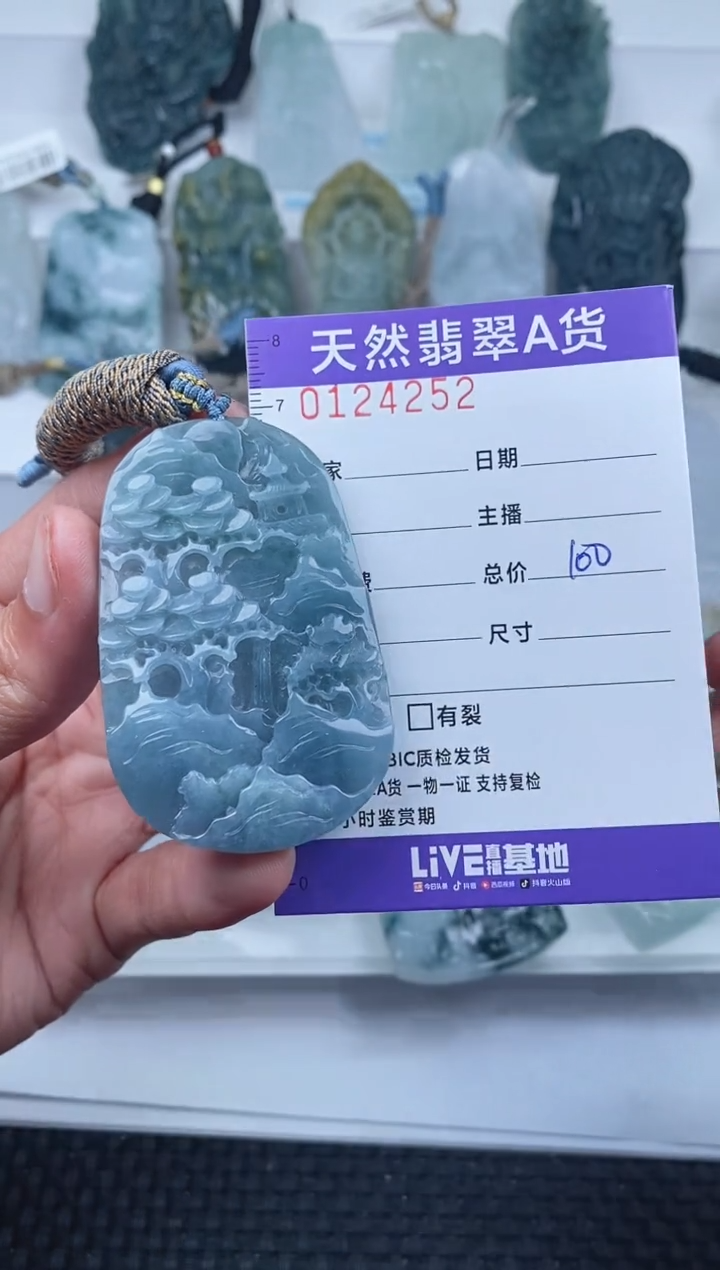 【闪购商品】翡翠颈饰未镶嵌         252