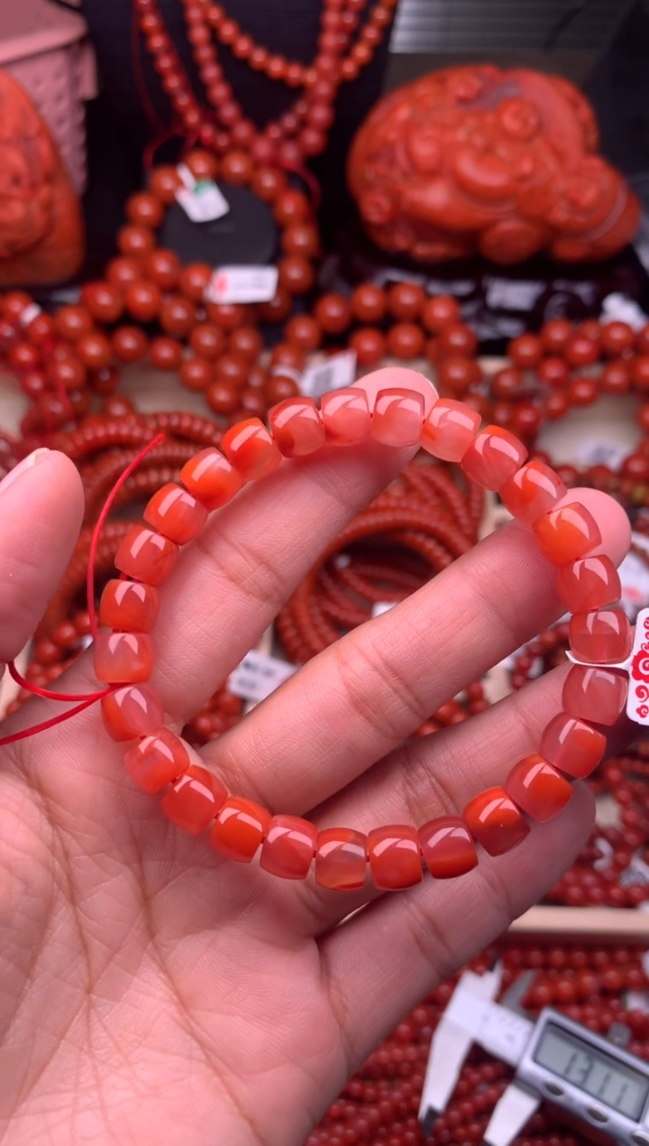 【闪购商品】南红玛瑙珠宝奇石未镶嵌8随机多样性/一条