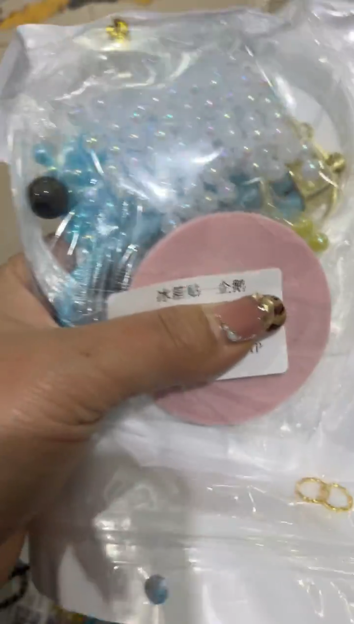 玻璃28208材料包1套企鹅化妆镜