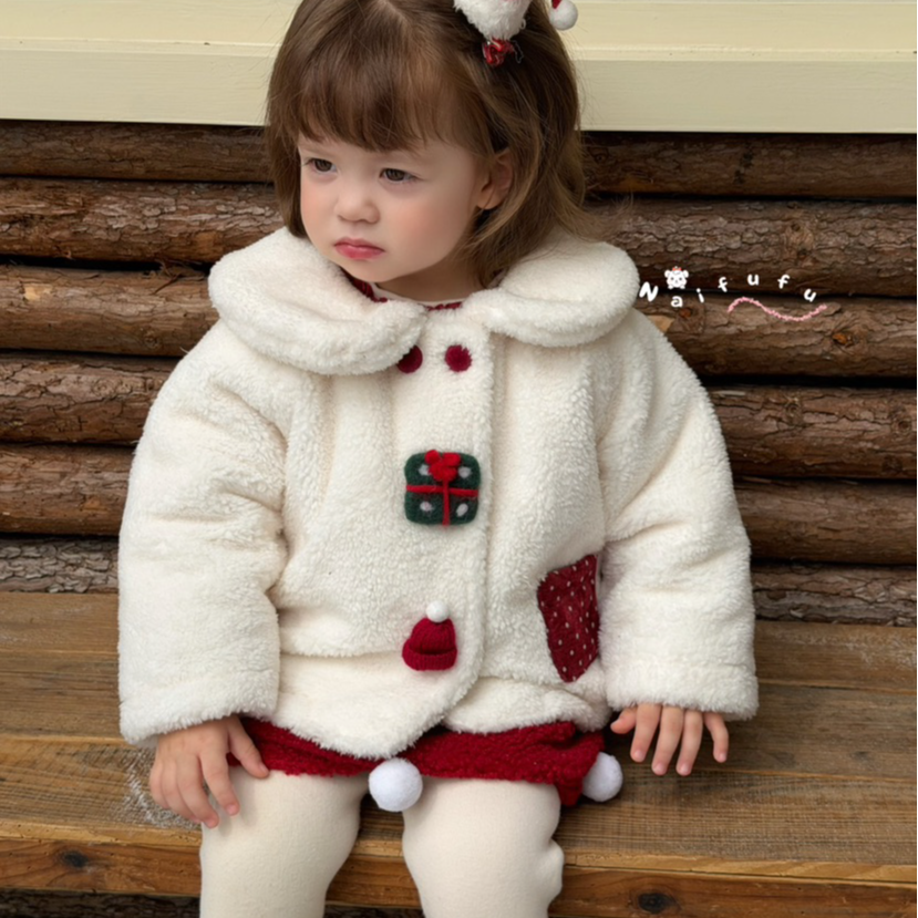 NFF---3222---礼物软软外套---糯叽叽白---NO退NO换