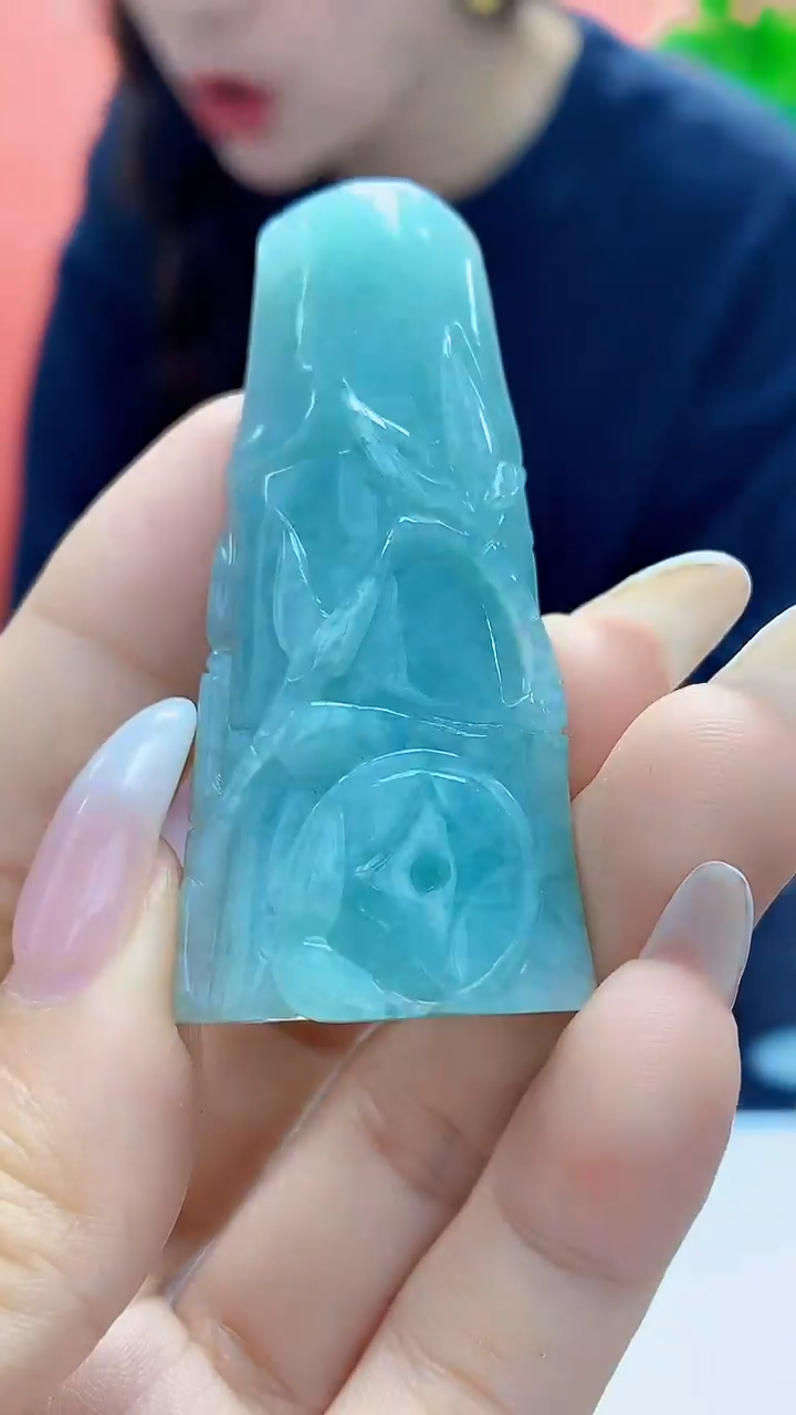 未镶嵌定制翡翠4829ty-毛货挂件2